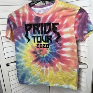 Fifth Sun Pride Tour 2020 Tie Dye T-Shirt‎ Size Medium Women's